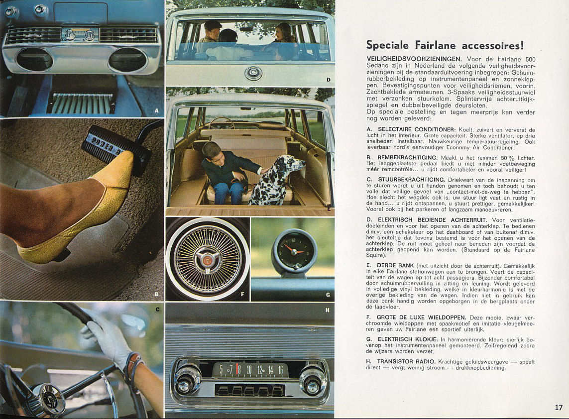 1963 Ford Fairlane Dutch Brochure Page 13
